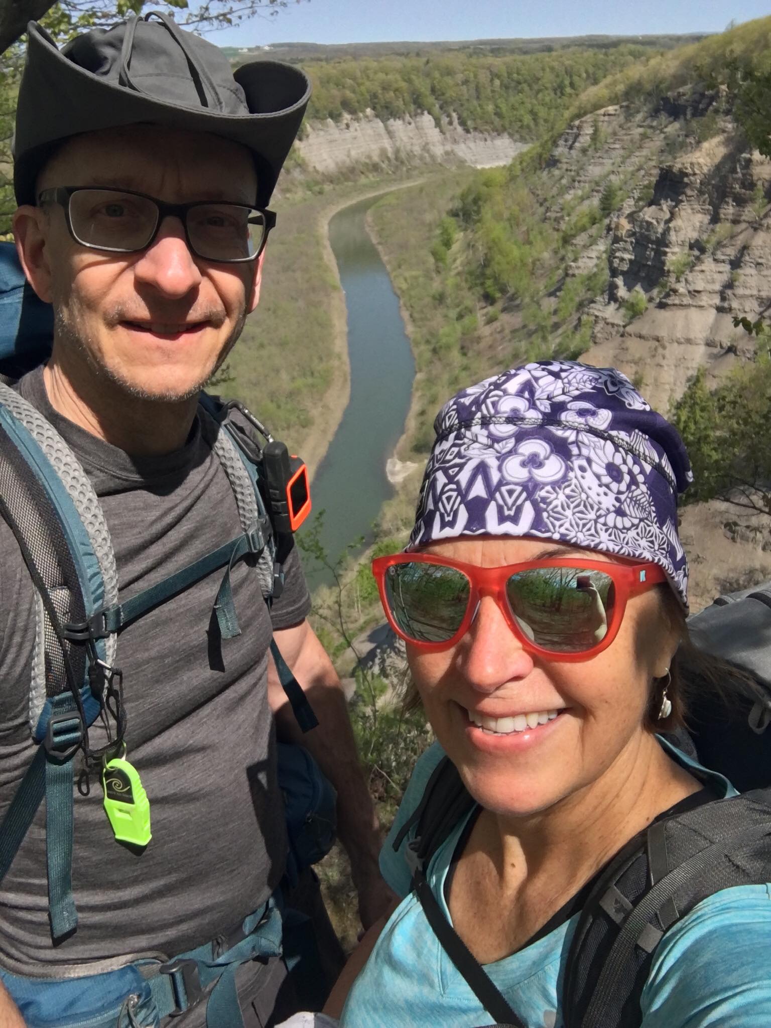 a man and woman taking a selfie