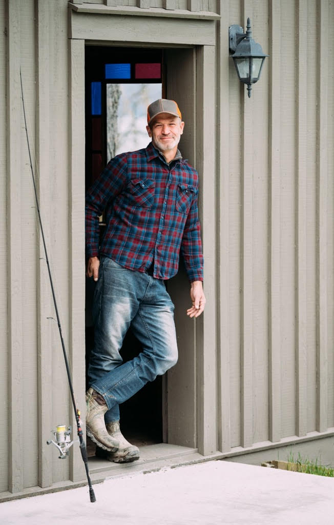 a man standing in a doorway